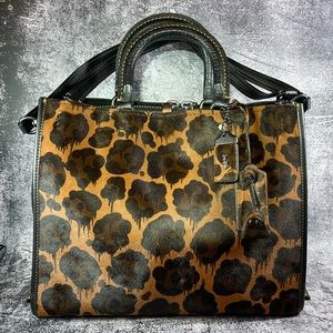 ♥ VERY RARE Coach Wild Beast Rogue Haircalf ♥ NWT